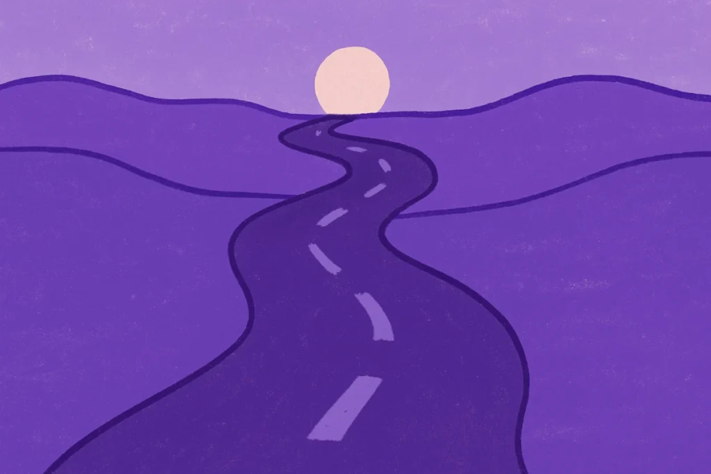 Sonhar com Estrada Sem Fim